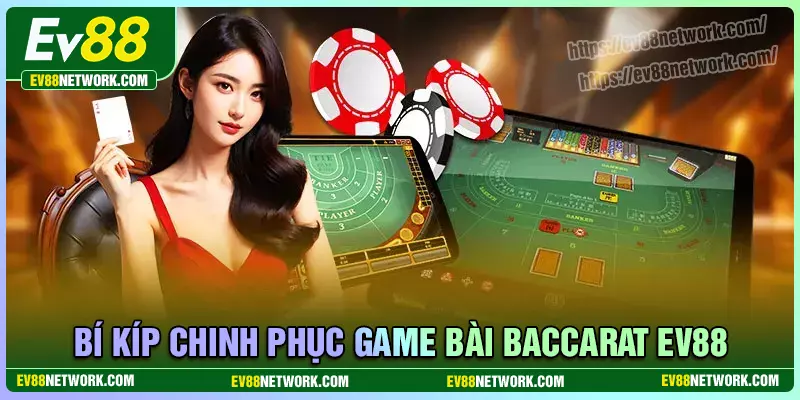 Baccarat EV88 - Sân chơi đỉnh cao cho tín đồ cá cược 2025 Bí kíp hay để chinh phục game bài baccarat tại EV88 luôn thắng
